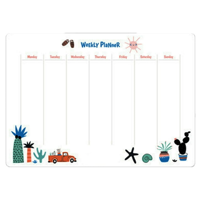 CSChome Fridge Magnet Whiteboard Magnetic Whiteboard – Erasable Smooth Writing Self adhesive Foldable Non scratch A3/A4 Size