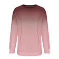 thumbnail image 4 of Dyegold Womens Casual Long Sleeve Sweatshirt Crew Neck Cute Gradient Pullover Tops Oversized Sweater Shirt Fall Fashion 2023, 4 of 6