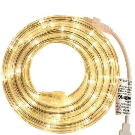 PERSIK Rope Light - for Indoor and Outdoor use, 18 Feet, 108 LED Warm-White