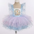 thumbnail image 2 of IDOPIP Toddler Baby Girls Butterfly Tutu Dress Summer Sleeveless Backless Lace Princess Dress, 2 of 7