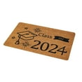 thumbnail image 1 of Oferta por tiempo limitado!Felpudo divertido para puerta, felpudo de bienvenida para entrada exterior, felpudo de graduación, decoraciones de jardín interior, regalos de graduación marrones, 2024, 1 of 3