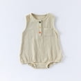 thumbnail image 5 of Fozruso Baby Girls Bodysuits Summer Outfits 0 18 Months Soft Breathable Romper For Toddler Casual Loose Fit Outfit Girls Jumpsuit Romper Sizes 12-18 Months, 5 of 5