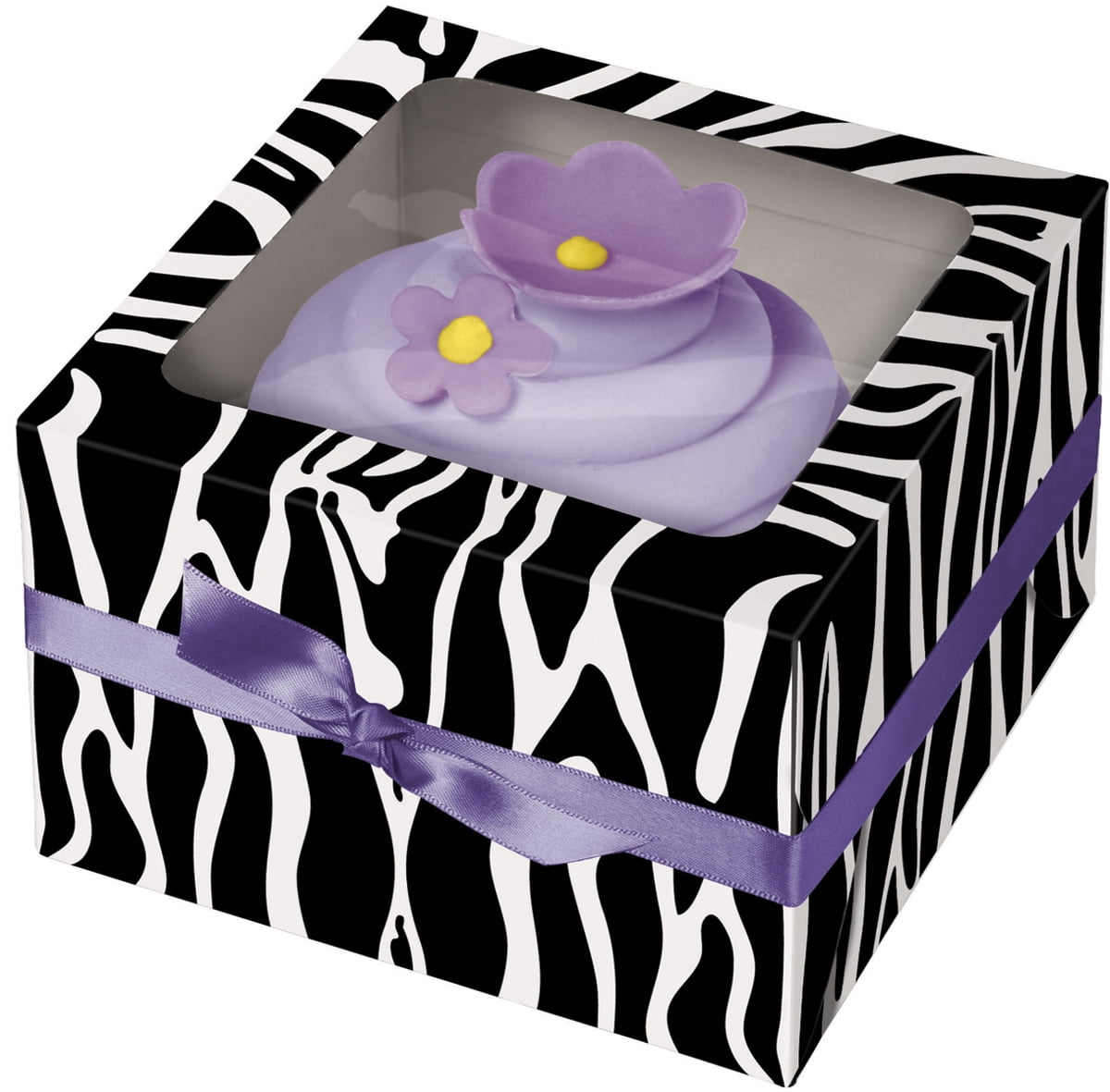 Wilton Individual Cupcake Box, Zebra 3 ct. 4151897