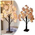 thumbnail image 3 of WIFKLSIIPG Cherry Tree Lamp 18inch 24LED Bonsai Tree Lights with 8 Modes for Bedroom Spring Wedding Silk Flowers Tree with Battery USB Operated (Warm White)(Pink), 3 of 6
