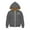 Dark Gray, variant on CPNG Boys Girls Fleece Jacket Love Heart Print Hoodie Thermal Warm Sherpa Pullover Lined Long Sleeve Full Zip Up Hooded Sweatshirt Kids Fall Winter Jackets