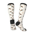 thumbnail image 4 of Balery Sea Turtle Printed Novelty Socks Men's Women's Crew Socks Sports Socks Knee High Socks Cotton Socks Quirky and Cool Socks, 4 of 9