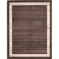 thumbnail image 1 of Unique Loom Tapis de Zone de Conception Tonale Del Mar 10' x 13' Rectangle Marron/ivoire, 1 of 2