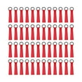 thumbnail image 1 of 48 piezas de pompones de animadora, etiquetas de nombre, cinta de identificación, pompones de animadora Rojo, 1 of 8