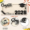thumbnail image 5 of pdqouc Class of 2026 Wooden Graduation MoneyHolder Box, Keepsake Card and CashGift Envelope for College or High School Grads, Party Decoration and Supply, 5 of 6