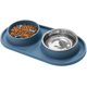 thumbnail image 1 of Comedero lento para perros JAMW Tazón Anti-Bloat Bowls tazón de acero antideslizante azul Sencillez, 1 of 5