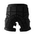 thumbnail image 1 of koolsoo Cushioned Ski Hip Butt Pad Inline Roller Skating Snowboarding Padded Safe Shorts Black S, 1 of 8