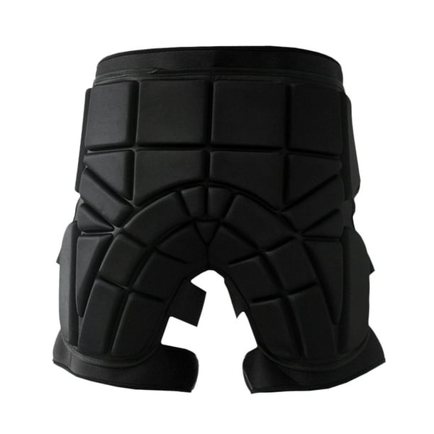 Pantalones cortos seguros acolchados con almohadilla para glúteos y cadera de esquí de 1,5 cm ajustable para esquiar Cola Esquí almohadilla de la cadera