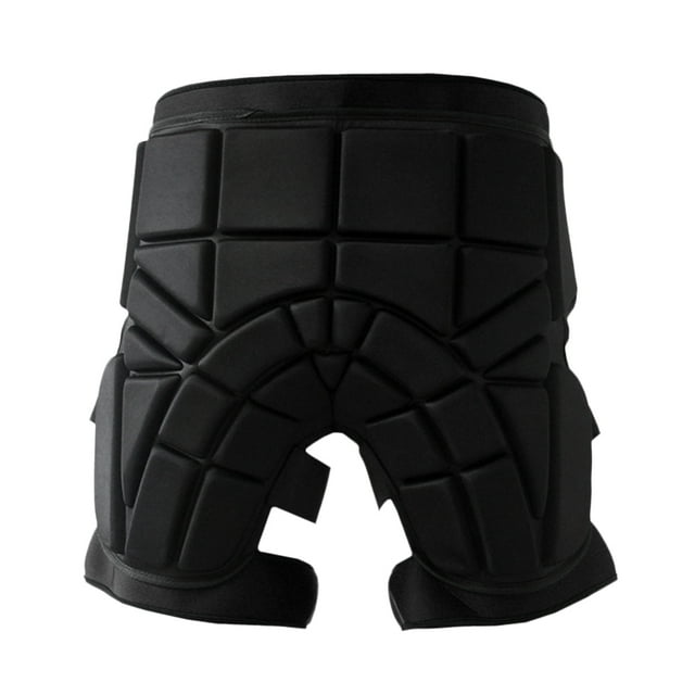 koolsoo Coussinet Doux pour Hanches et Fesses de Ski, Patins à Roulettes, Planche à Neige, Short Rembourré Protecteur Noir m