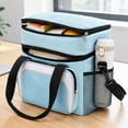 thumbnail image 6 of Insulated Lunch Bag, Portable Cooler Tote with Handle and Strap, Leak-Proof Reusable Lunch Box for Daily Commute, Office, Picnic, Travel, and Outdoor Adventures, 6 of 7