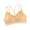 Yellow, variant on EnJoCho Teen Girls' Bra With Removable Pads Strap Sports Bra Training Bra Crop For Girls Multicolor Baby Cute Underwear