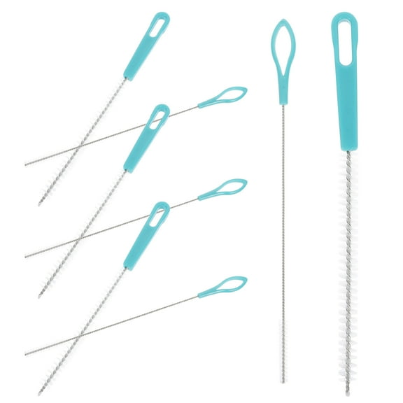 NIAIZEK 10Pcs Reusable Nylon Straw Cleaning Brush for Household Bottles and Tubes