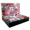 thumbnail image 3 of Pink Rose Princess Duvet Cover Set, Twin Size Duvet Cover, 1 Duvet Cover, 1 Fitted Sheet and 2 Pillowcases, Iron Safe, Hypoallergenic, Breathable Bedding Set, Machine Washable, Child Room, 3 of 7