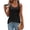 Black, variant on Zeagoo Womens Loose Fit Casual Flowy Tank Tops Round Neck Trendy Sleeveless Long Summer Tops Outfits 2025