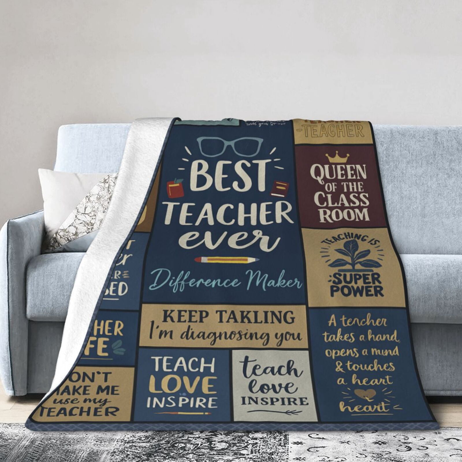 Teacher Gifts for Women, Teacher Appreciation Gifts, Best Gift for Teachers Woman from Student, Teachers Retirement Birthday Gift for Woman, Thank You Present 50x40
