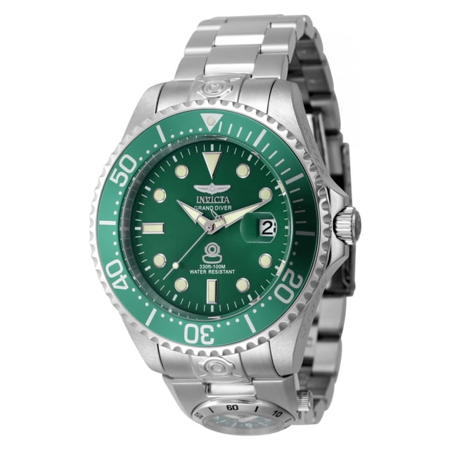 INVICTA Pro Diver Men 47mm Stainless Steel Steel Green dial