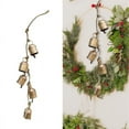 thumbnail image 2 of Cencerros vintage Countryside Harmony Campanas de vaca gigantes de bronce Manualidades Cencerros de vaca de metal Decoraciones navideñas colgantes, 2 of 5