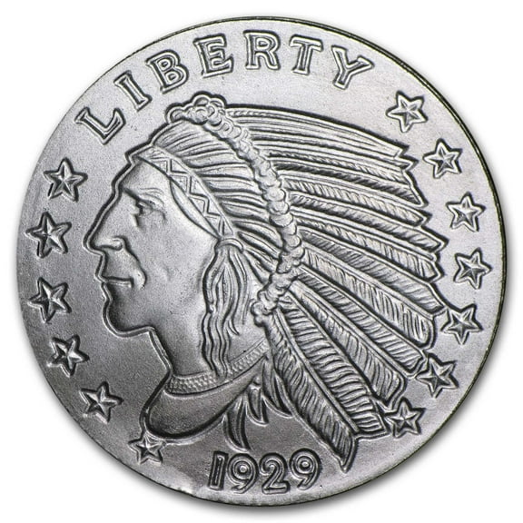 1/4 oz Silver Round - Incuse Indian