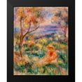 thumbnail image 2 of Renoir, Pierre-Auguste 12x14 Black Modern Framed Museum Art Print Titled - Seated Woman with Sea in the Distance 1917, 2 of 5