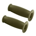 thumbnail image 3 of Almencla Pair Universal Motorcycle HandleBar Hand Grip Retro Handlebar Green 22 24MM, 3 of 7