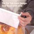 thumbnail image 6 of 20Pack Large Kraft Paper Bread Bags,Storage Packaging Treat Bag with Tin Tie Tab,Moisture-proof Food Sealed Bag,White Thickened Treat Bags,for Homemade Bread,Snack,Cookie, 6 of 7