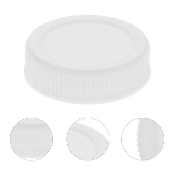 ROSENICE Portable Water Bottle Caps White Color Round Shape Replaces Lost Caps Keeper Caps for Water Bottle 1Set