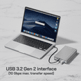 thumbnail image 5 of Avolusion PRO-G1 Series 16TB USB 3.2 Gen 2 USB-C External Hard Drive with USB Hub for Windows or MacOS Desktop PC / Laptop (Silver), 5 of 7