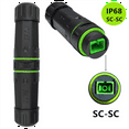 thumbnail image 2 of IP68 Waterproof SC Single Core Fiber Optical Adaptor Extend Fiber Optic Cable Length for LC Fiber Optic Cable Extension, 2 of 7