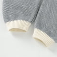 thumbnail image 6 of Baby Romper 100%Cotton Knitted Newborn Boy Girl Jumpsuit Outfit Long Sleeve Autumn Infant Clothing Hat 2PC Playsuit 0-18M Onesie, 6 of 6