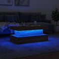 thumbnail image 3 of vidaXL Coffee Table with LED Lights Brown Oak 90x50x40 cm, 3 of 5
