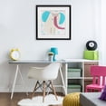 thumbnail image 3 of Stupell Industries Contemporary Electric Blue Elephant Black Framed Print Under Glass, 16 x 16, by Carla Daly, 3 of 8