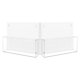 thumbnail image 3 of 2 soportes para archivos de pared colgantes, revisteros de acrílico transparente, organizador multiusos para carpetas, papeles y revistas., 3 of 8