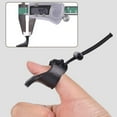 thumbnail image 2 of Yimiti 2Pcs Fingerguards Thumb Ring Thickened Cowhide Finger Protector Thumb Guard,Black, 2 of 8