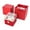 Red, variant on SHANLIDA Ring/Necklace Packaging Box, Invisible Rotating Jewelry Gift Box, Suitable for Surprising Romantic Proposals, Valentine's Day, Birthday, Anniversary, White