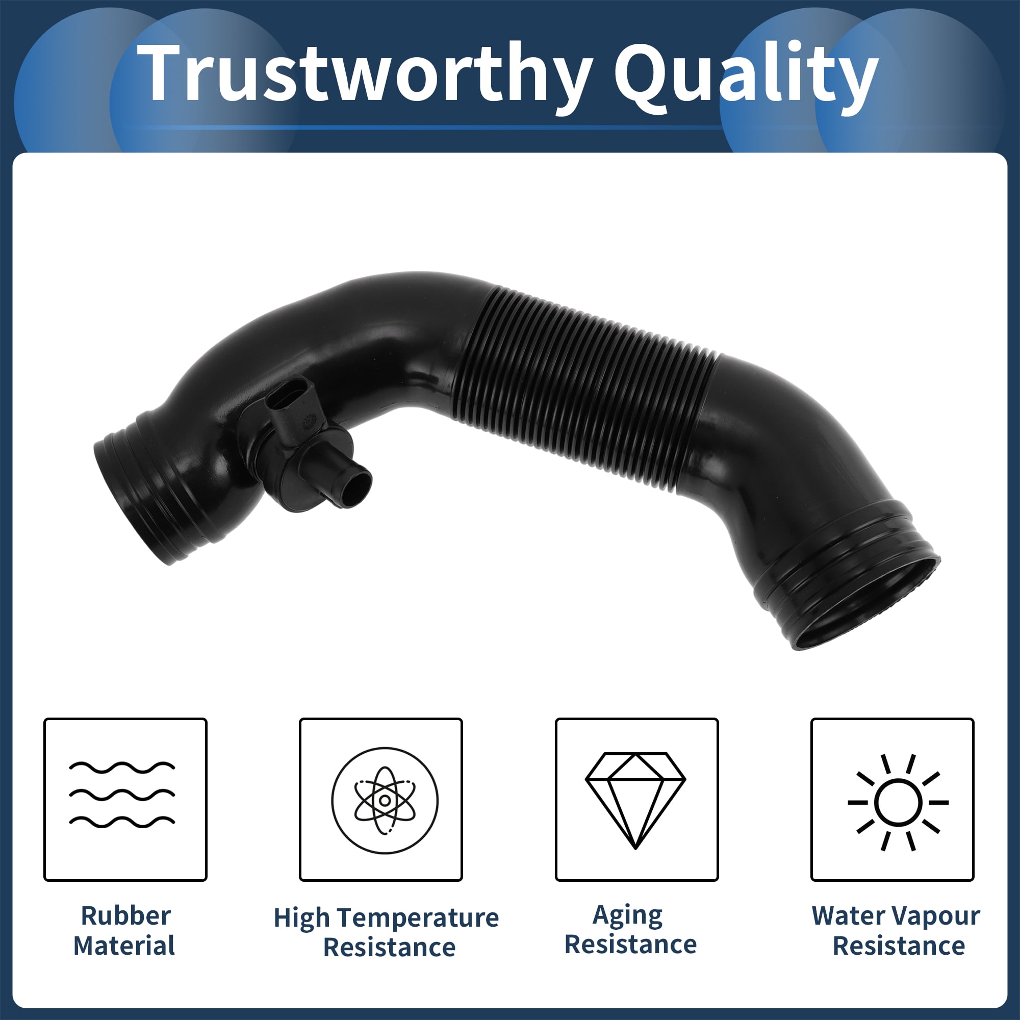 Unique Bargains Engine Air Intake Hose for VW Caddy 2004-2015 and Jetta 2011-2018