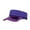 Purple, variant on Women's Solid Color Transparent Visor Hat UV Protection Hollow Top Breathable Lightweight Summer Outdoor Sun Cap Purple