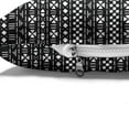 thumbnail image 4 of Mudcloth Pet Bed, Chevron Ornamental Aztec Style Vintage Bohemian Art, Chew Resistant Pad for Dogs and Cats Cushion with Removable Cover, 24" x 39", Black and White, by Ambesonne, 4 of 4