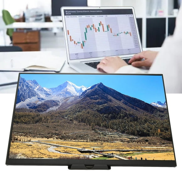 Portable , 18 Inch IPS Screen 2.5K Resolutio , 144HZ Type C HD Multimedia Interface 3.5mm Dual Speaker Wall Mount Portable Display Screen For PC
