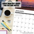 thumbnail image 4 of Willow Creek Press, Travel Junkie 2026 Wall Calendar, 12'' X 12'', 18-Month Calendar with Stapled Binding, 4 of 5