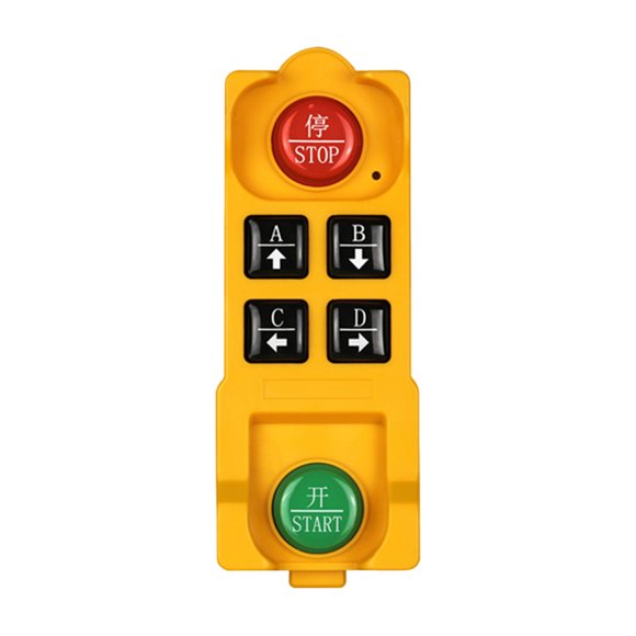 Télécommande Sans Fil Industrielle 2/4 Boutons Commande de Grue Étanche Contrôleur Radio Industriel Longue Distance, Stabilité