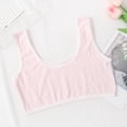 thumbnail image 4 of Ynynloco Big Girls' Sports Bra 100%Cotton Comfort Elastic Teens Training Bras with Breathable Pads, 4 of 6