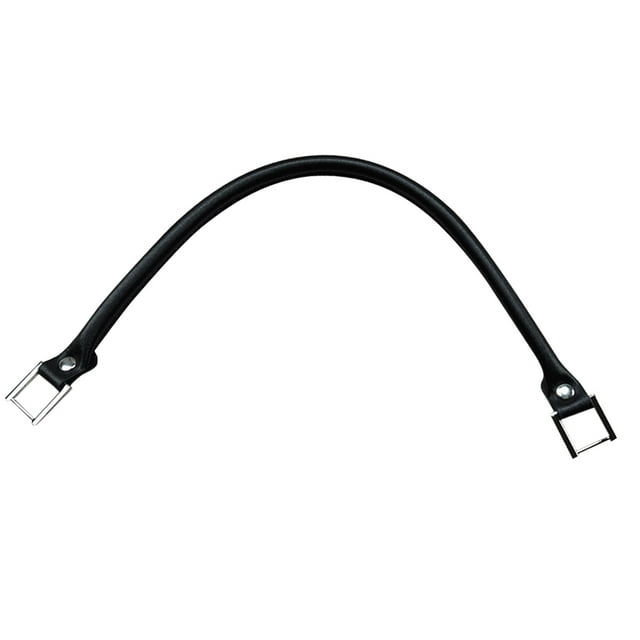 Reemplazo de Correa para Hombro Jinwen Cuero Artificial Negro Anillo de Plata