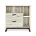 thumbnail image 3 of GVN White Accent Cabinet, Faux Wood Strength, Resistant to Moisture, Ideal for Entryway/Bedroom, 3 of 12