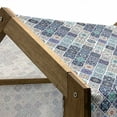 thumbnail image 5 of Traditional Pet House, Portuguese Historical Mixed Azulejo Mosaic Tiles with Moroccan Ceramic Motifs, Outdoor & Indoor Portable Dog Kennel with Pillow and Cover, 5 Sizes, Multicolor, by Ambesonne, 5 of 5