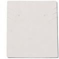 thumbnail image 2 of 100pcs Cardboard Necklace Earring Set Display Cards White Flower Pattern Rectangle 6.4x5.1x0.02cm Jewelry Packaging Cards for DIY, 2 of 2