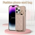 thumbnail image 2 of ELEHOLD Case for iPhone 14 Pro Max,Detachable Lanyard Crossbody Leather Wallet Case with Ring Holder & Mirror,Khaki, 2 of 8